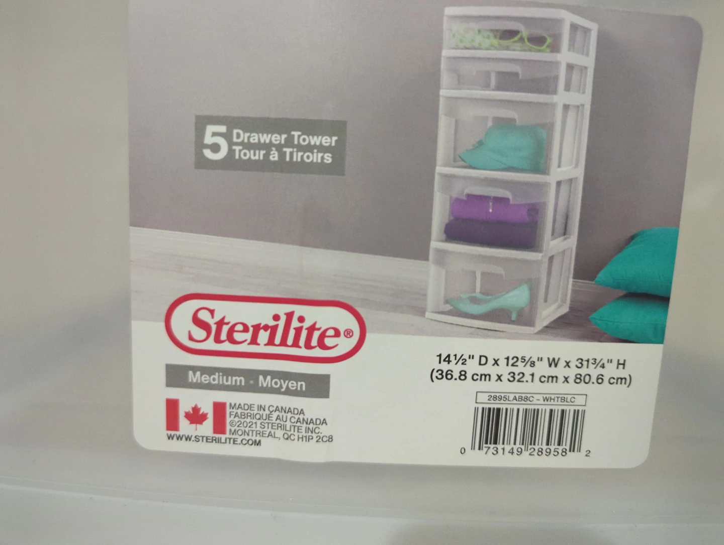Sterilite 5 Drawer Storage Tower - photo 2