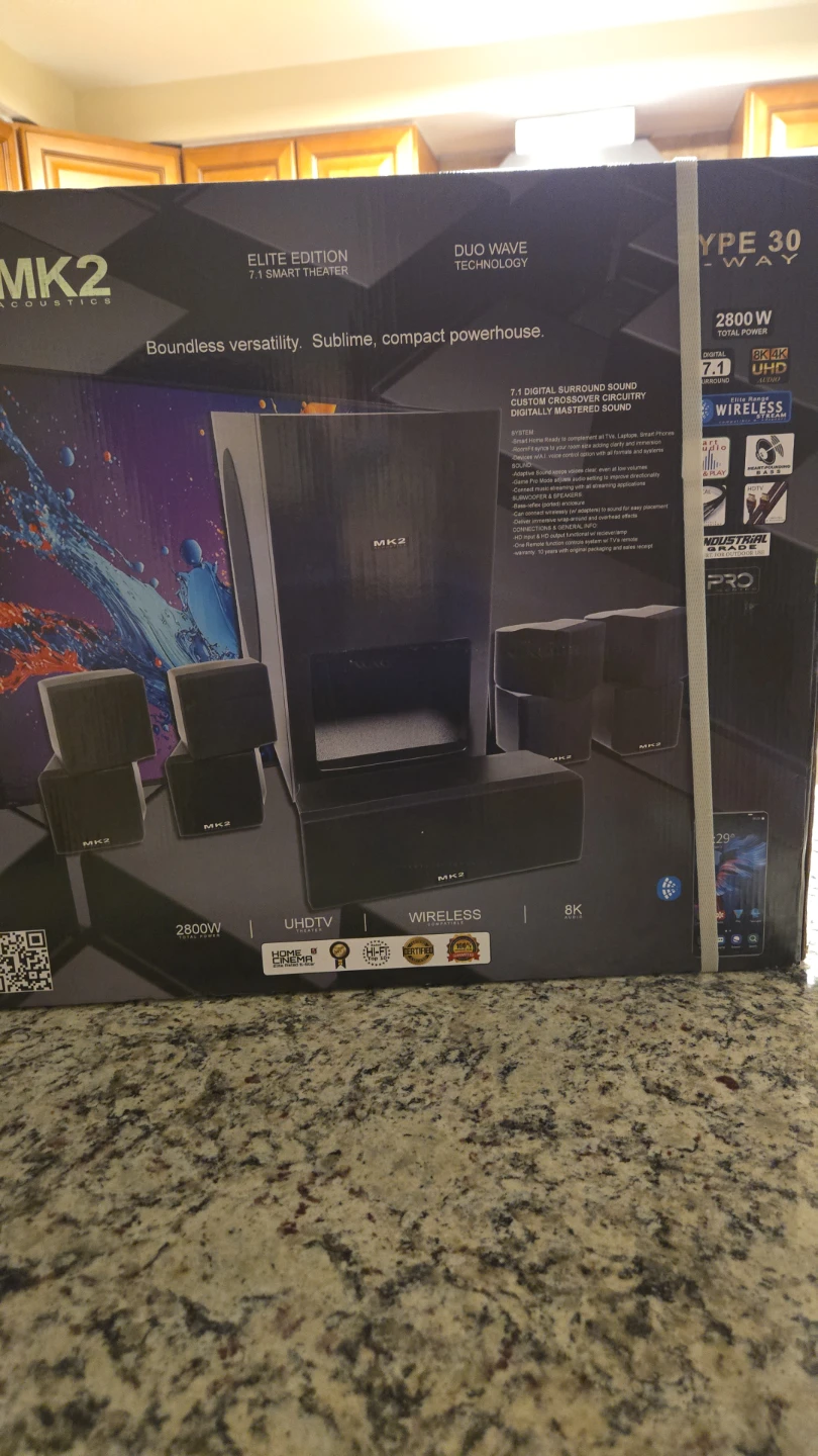 MK2 Acoustics Elite Edition Type 30 7.1 Surround Sound System