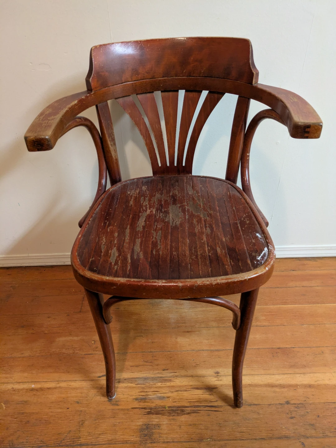 Vintage Wooden Armchair
