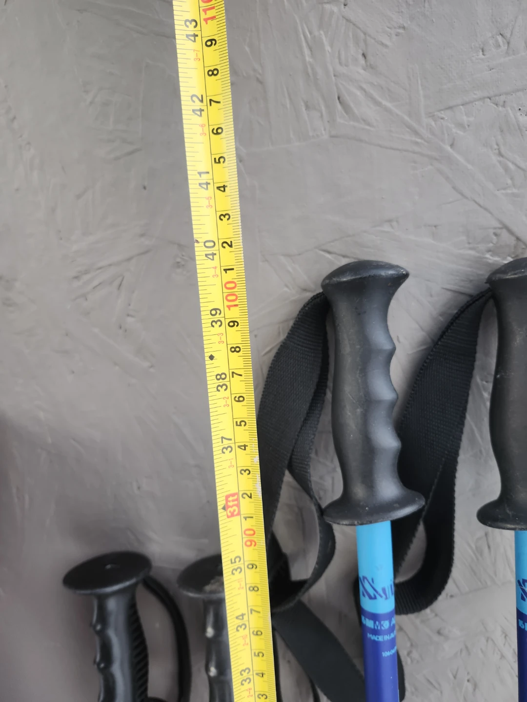 skis and poles set 66 in, 58 in, 47 in, 39 in - photo 4