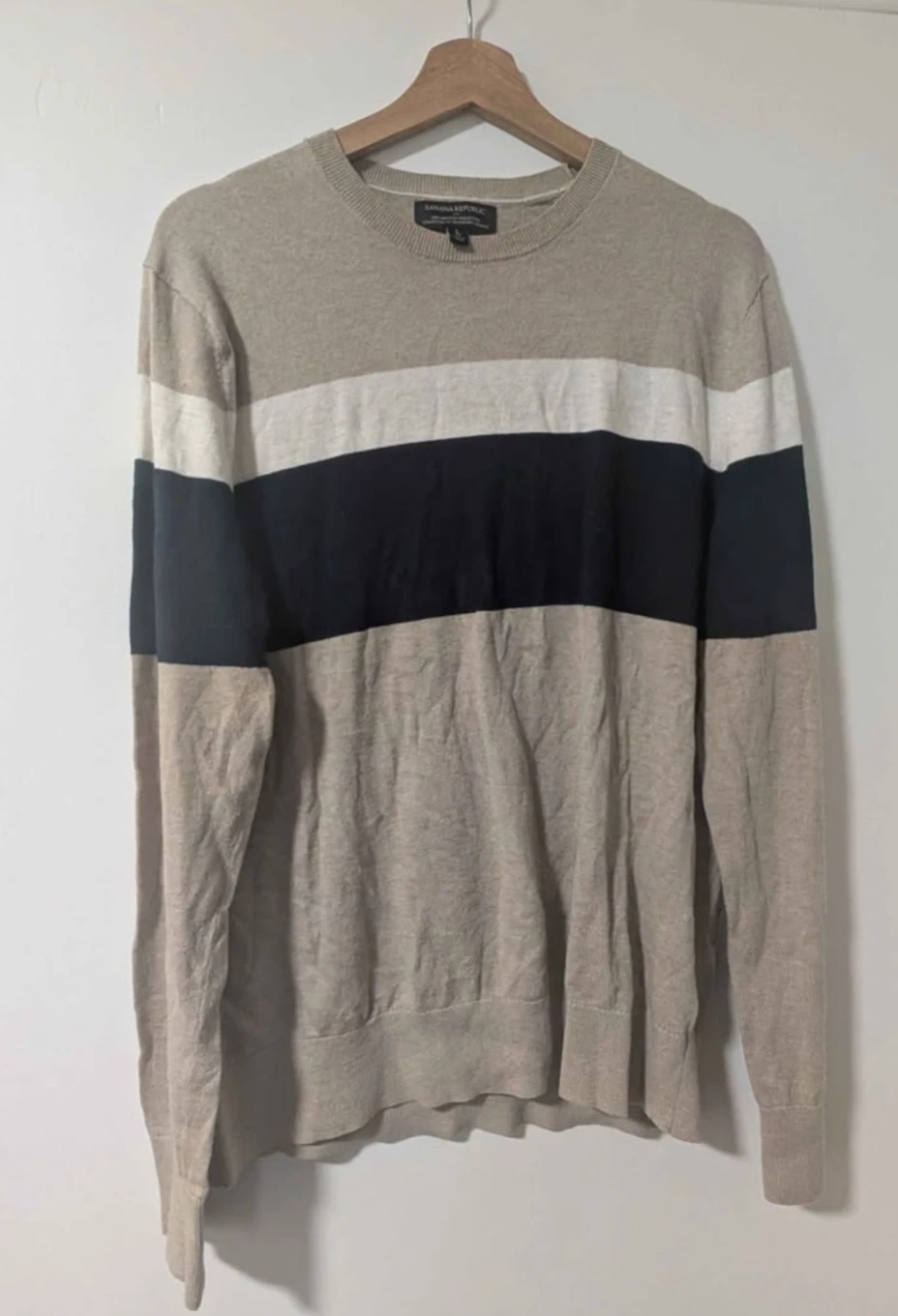 Banana Republic Luxe Sweater Collection Crewneck Knit - Size L