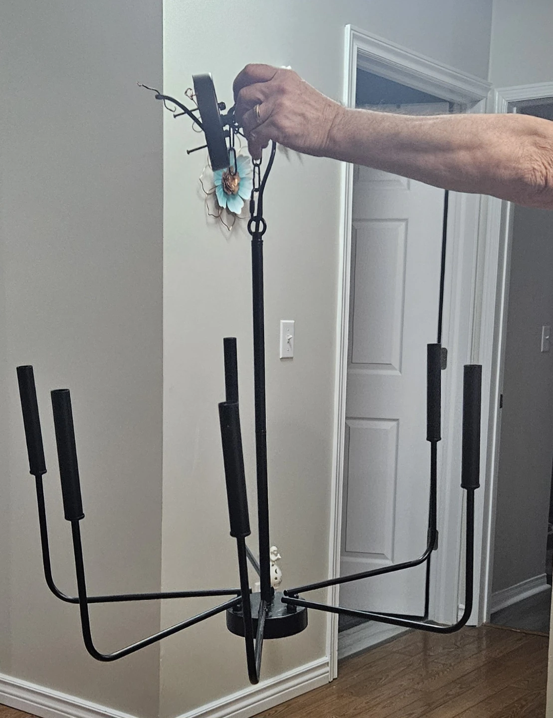 Black Metal Chandelier