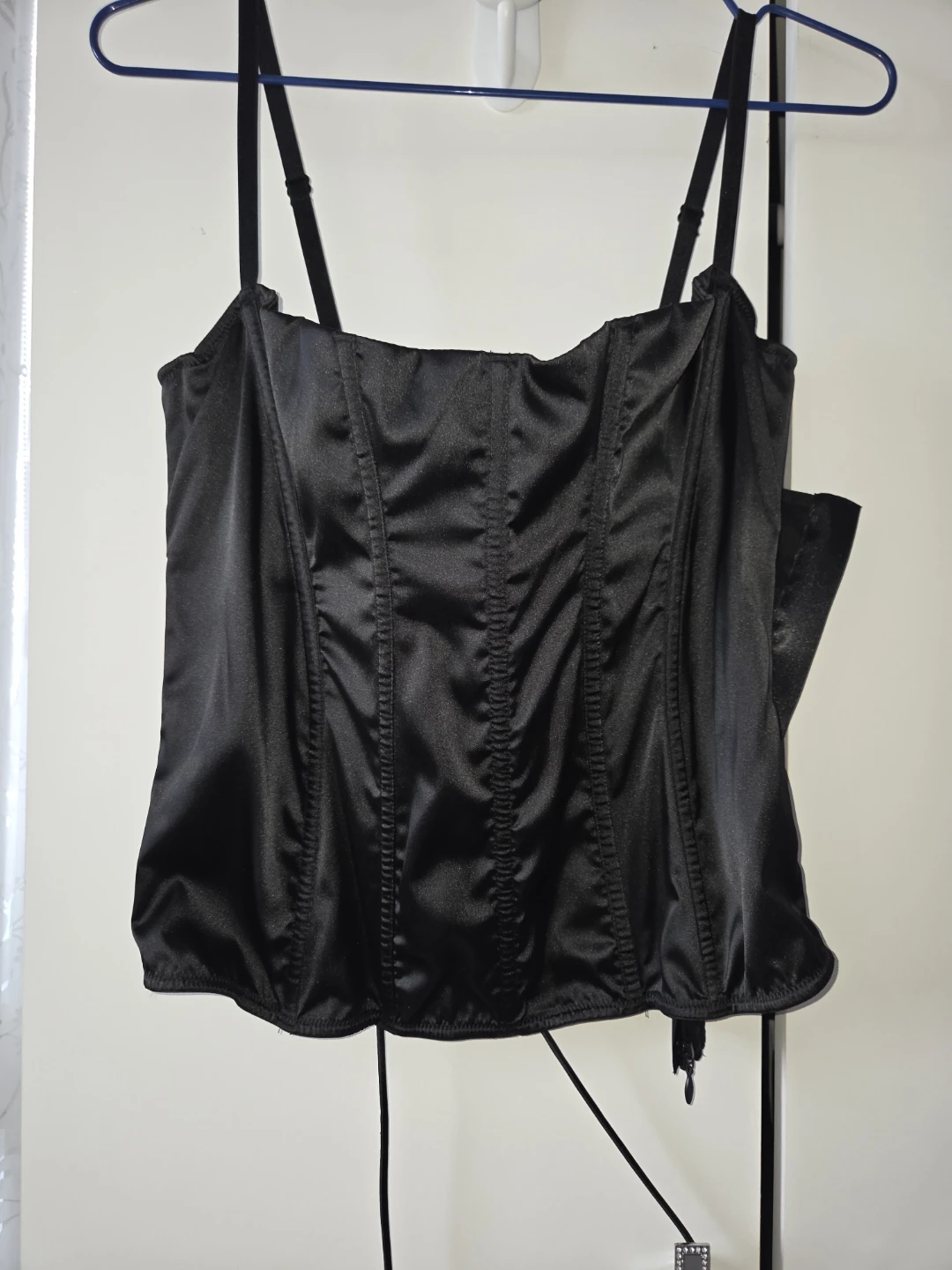 Black Satin Corset