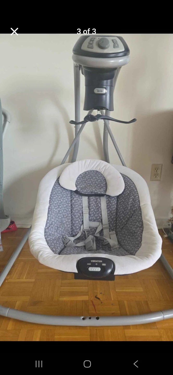 Graco Simple Sway LX Baby Swing with Multi-Direction Lounger