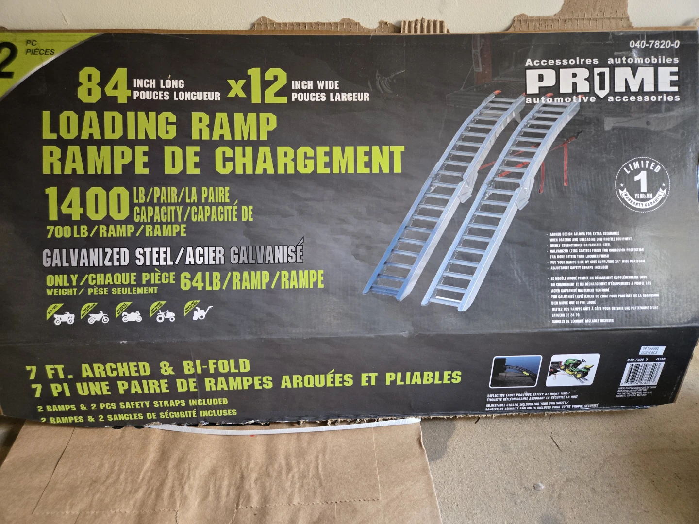 PRIME Automotive Loading Ramps - 84" Long