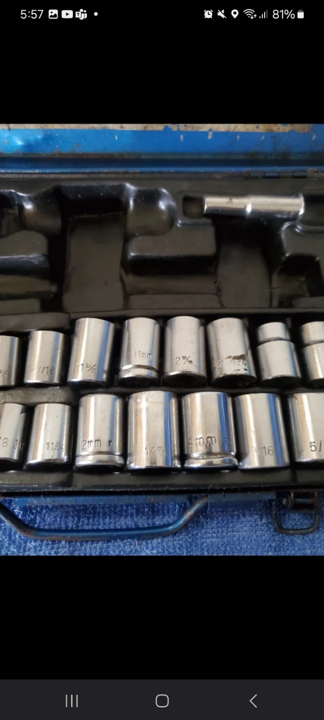 Socket Wrench Set with Case - Made in Japan 🧡 - photo 3