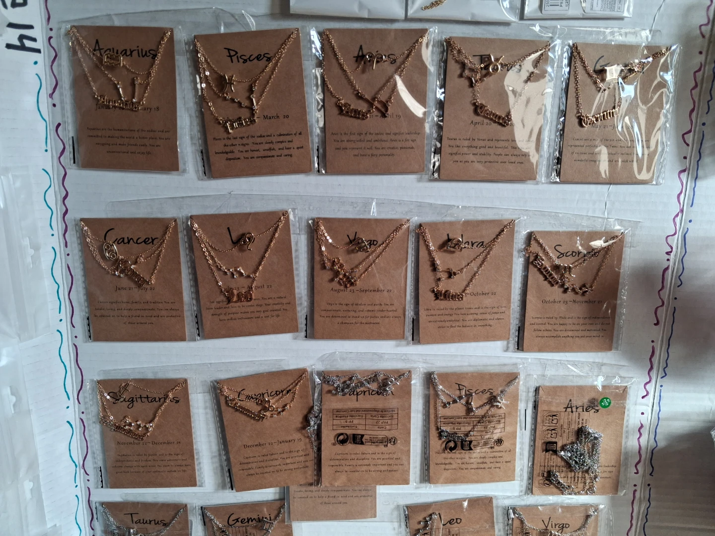 Zodiac Sign Layered Necklaces
