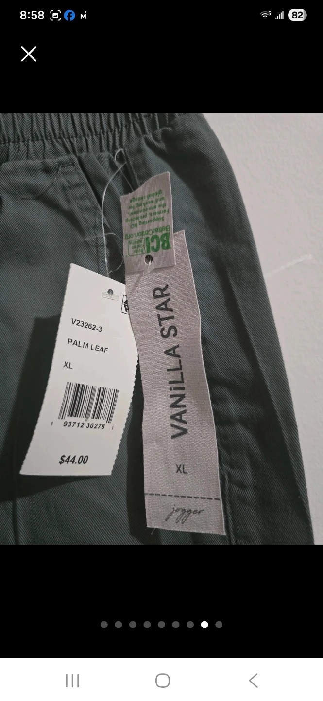 Vanilla Star Women's Jogger Cargo Pants XL Olive Green - photo 4