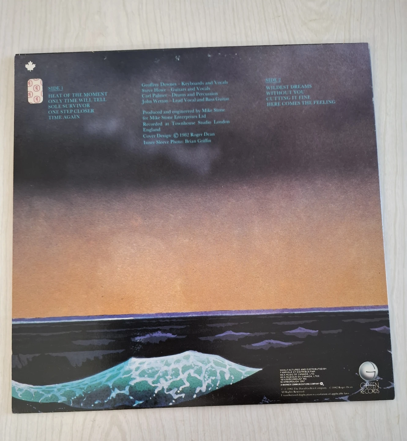 Asia - Heat of the Moment Vinyl Record - photo 2