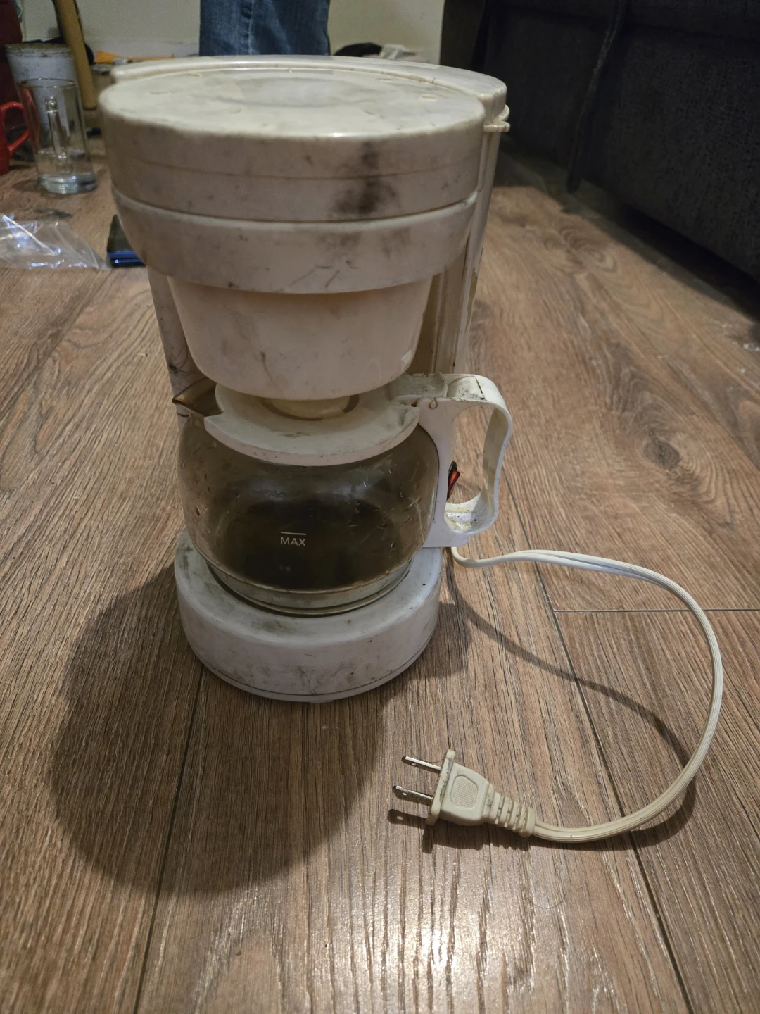 White Drip Coffee Maker