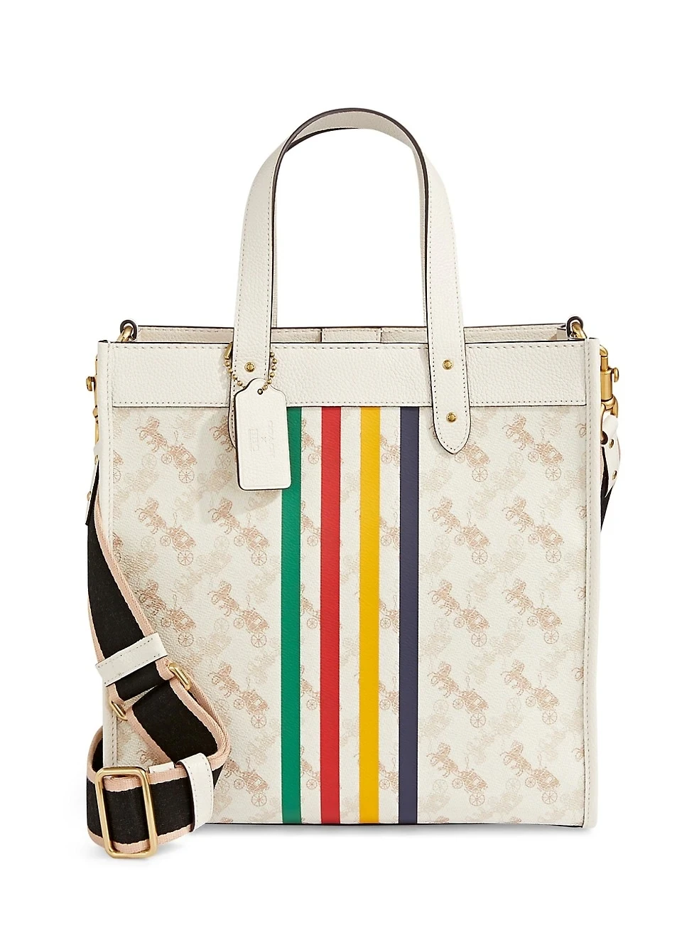 Coach Tote Bag with Horse and Carriage Print - photo 5