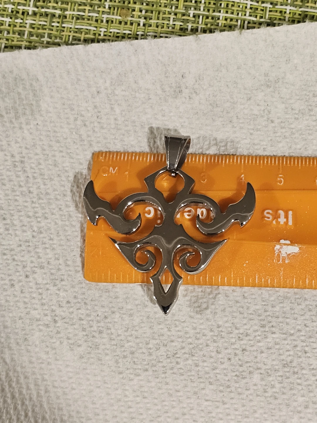 Tribal Style Stainless Steel Pendant - photo 4