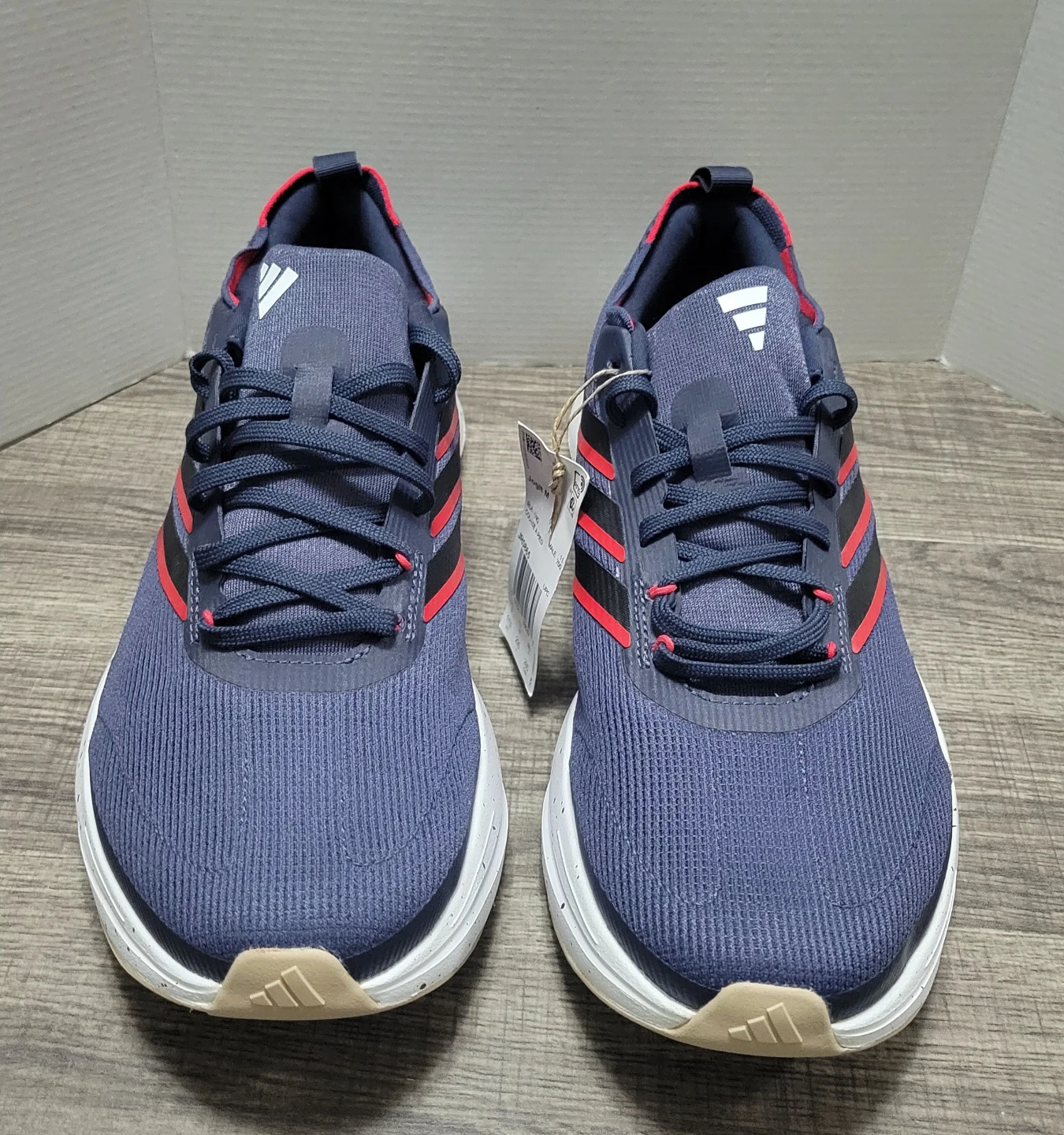 Adidas Running Shoes - Navy/Red - US Men's 11.5
