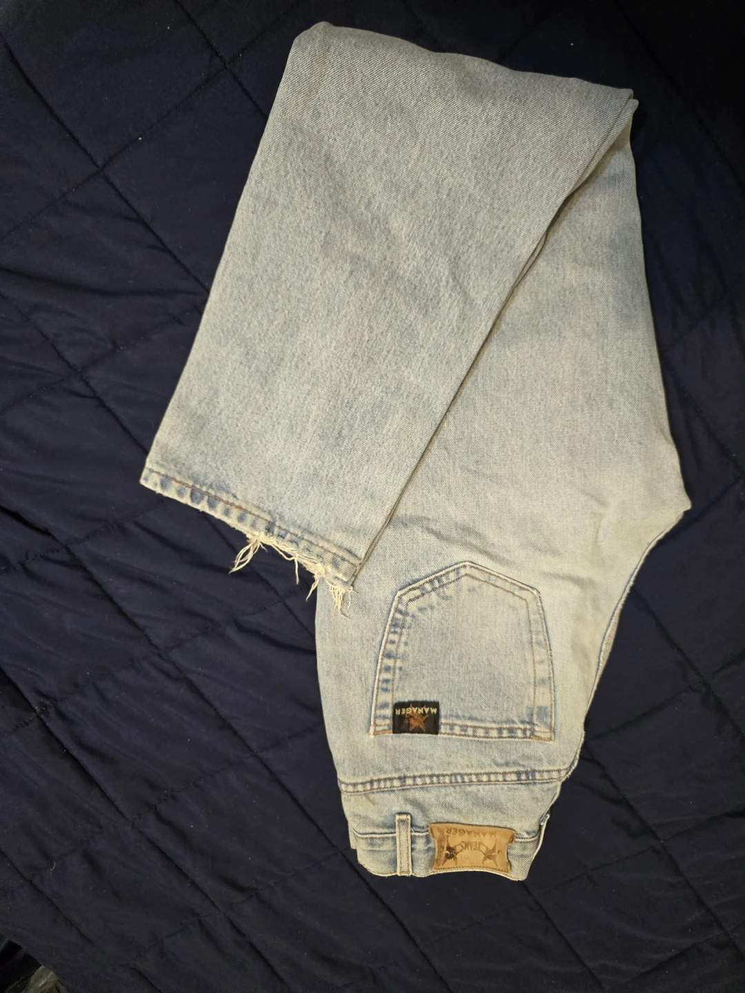 Vintage Manager Jeans Light Wash Size 27