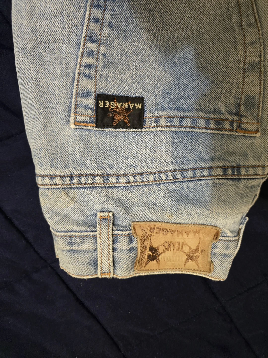 Vintage Manager Jeans Light Wash Size 27 - photo 2