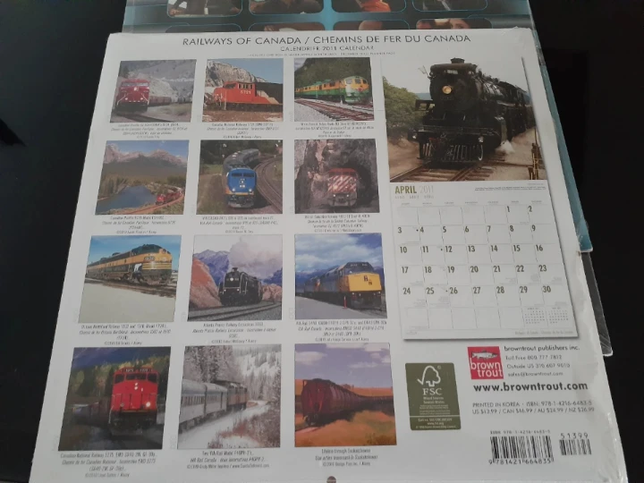 Railways of Canada 2011 calendar - photo 2