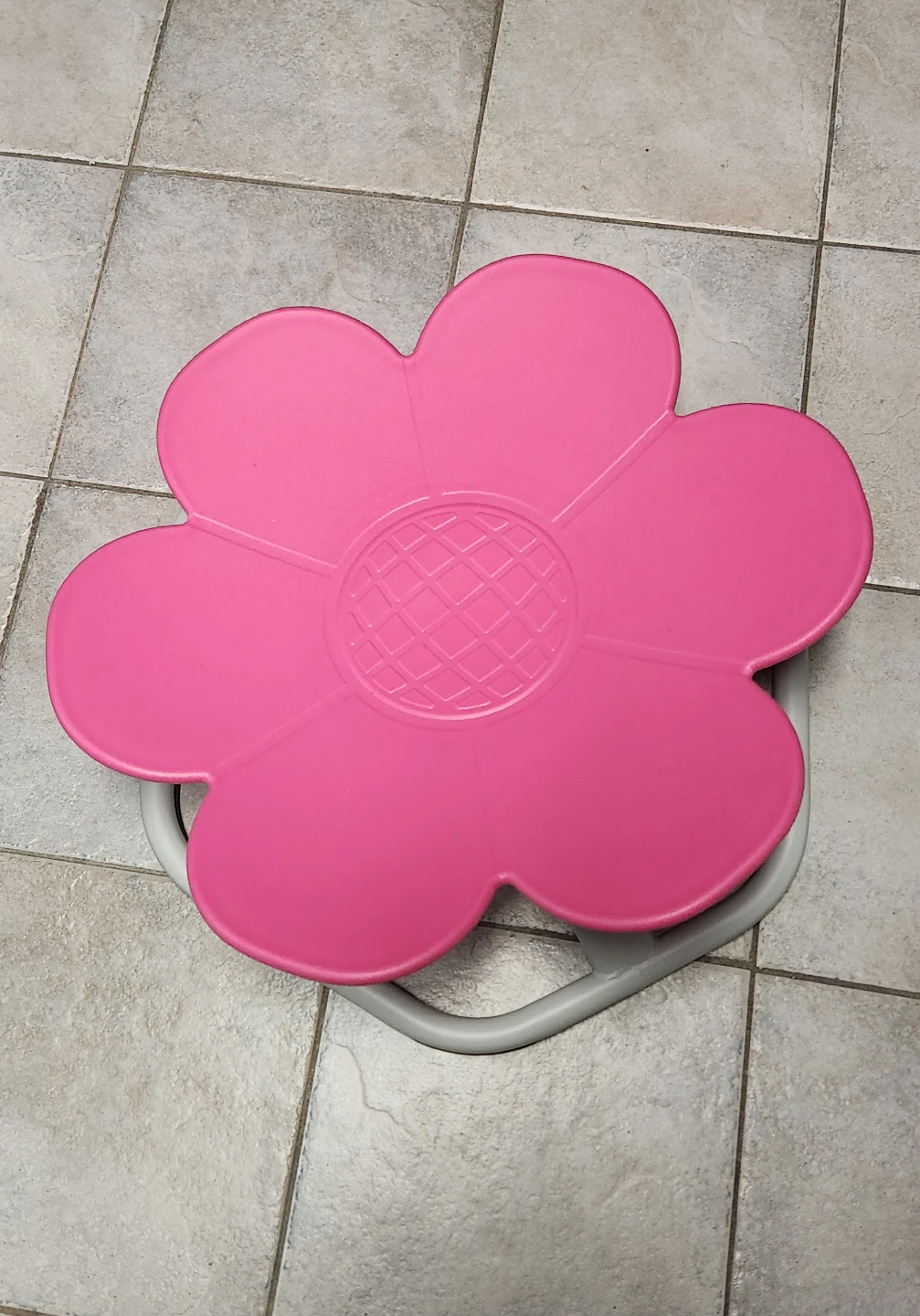 Pink Flower Spinning Swivel chair - photo 2