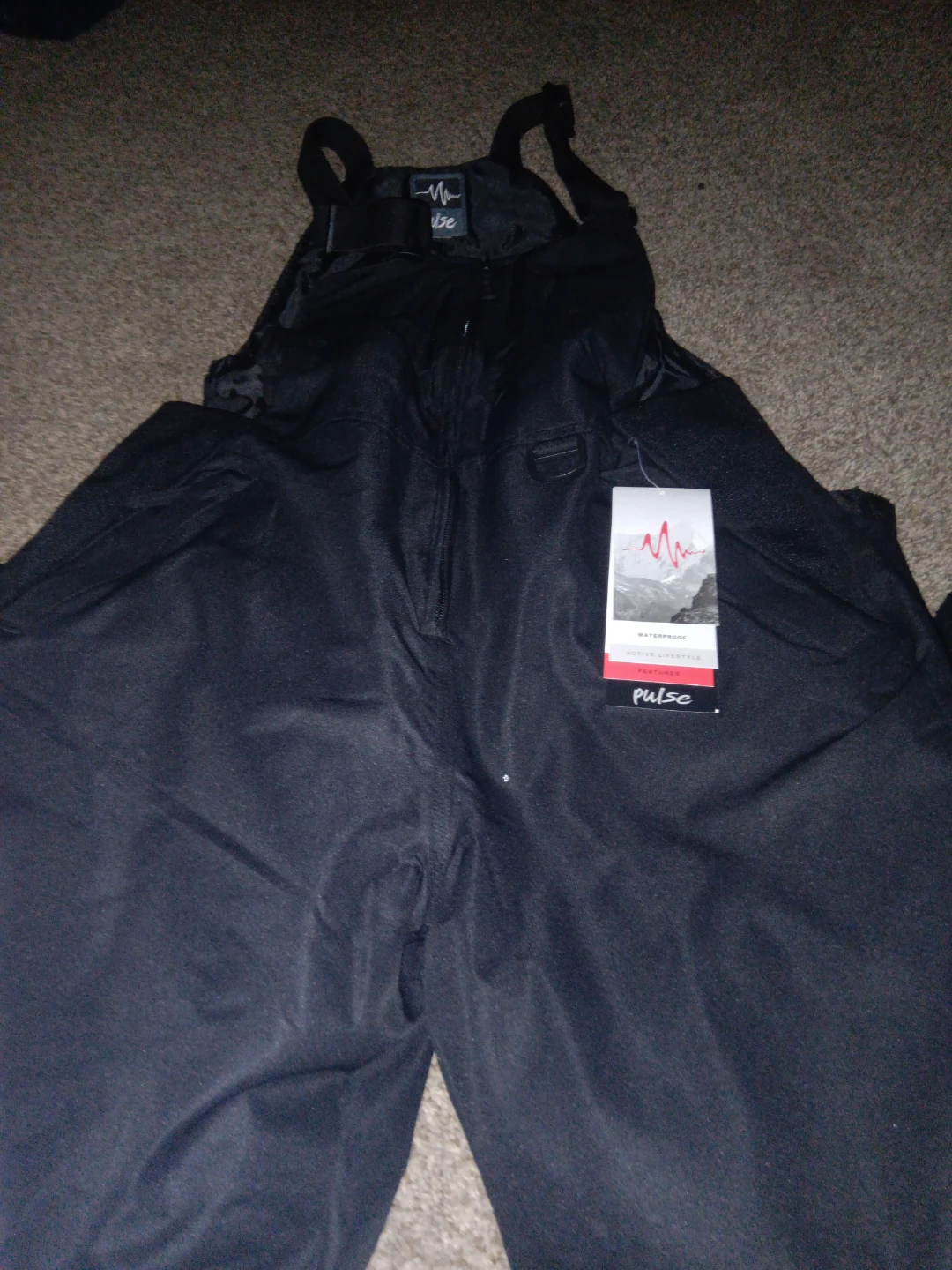 Pulse Waterproof Bib Ski Pants - Black