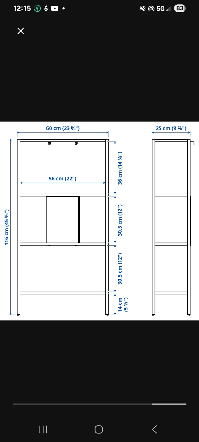 Ikea Baggebo shelf white - photo 5
