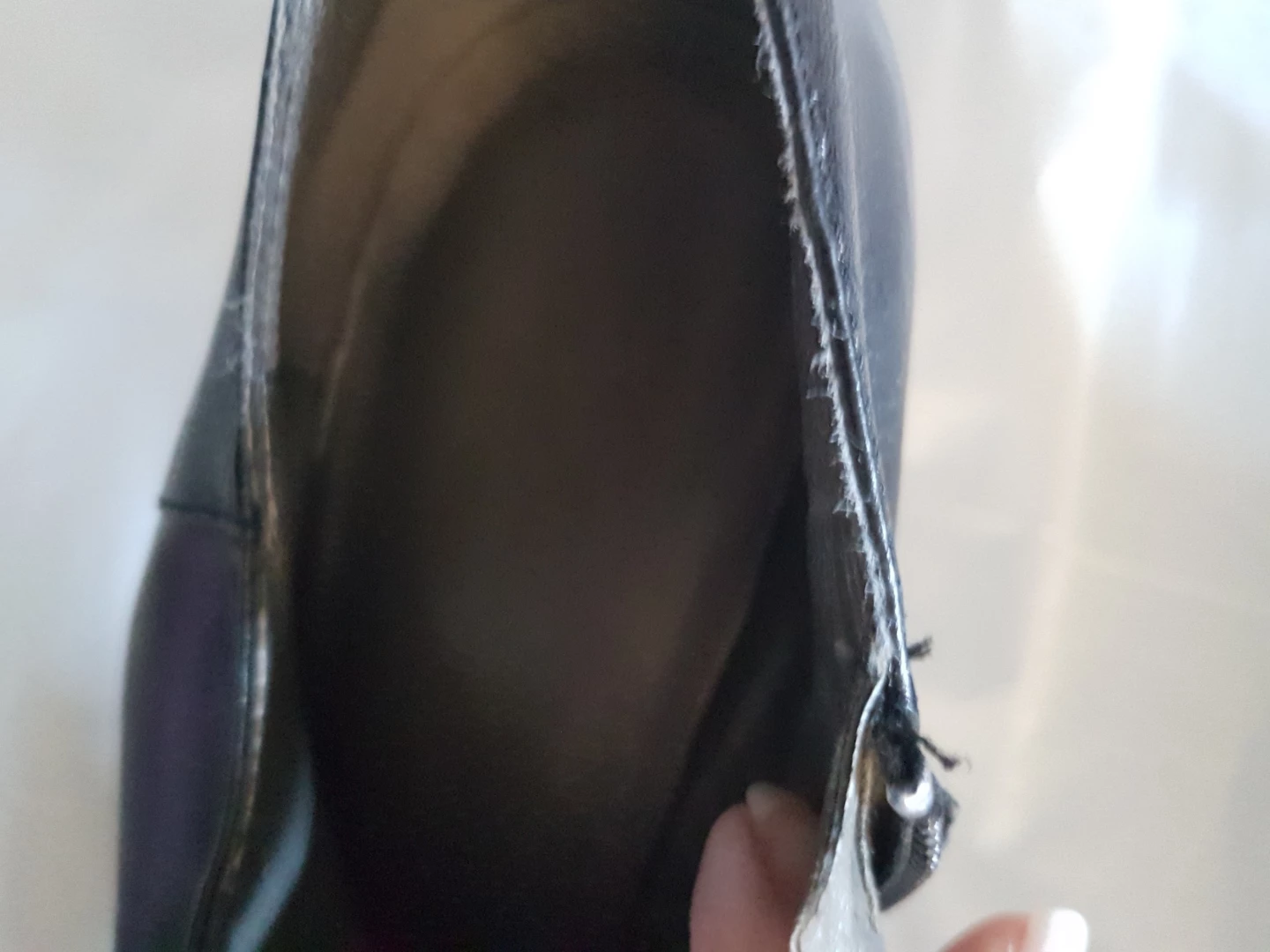 Size 10 Black Leather Ankle Boots - photo 2