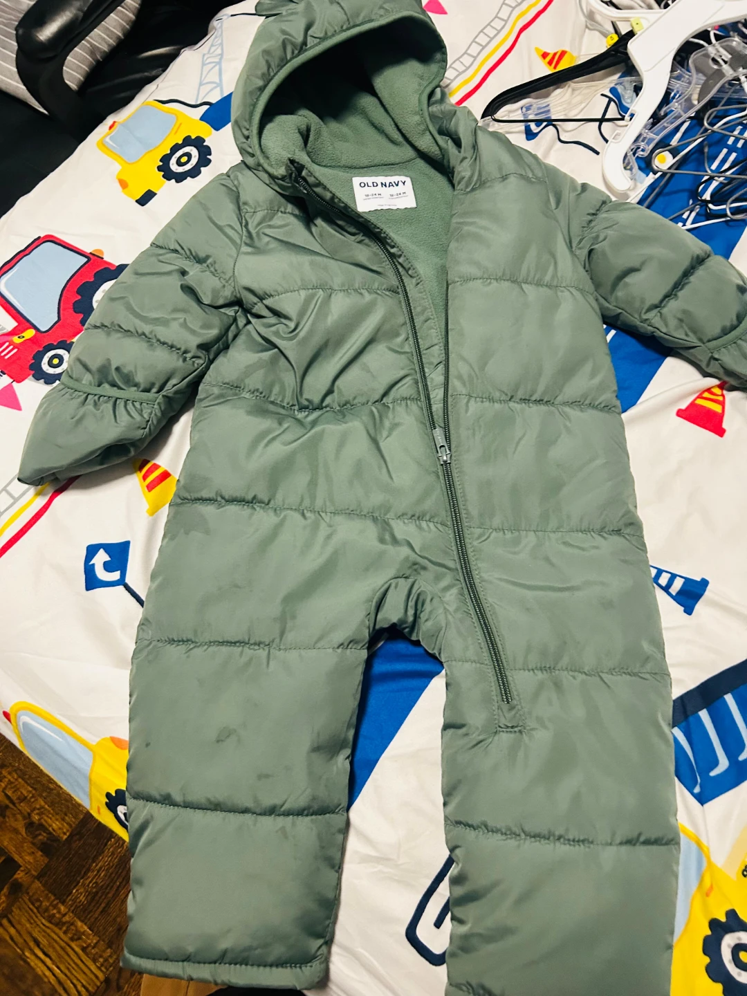 Old Navy Puffer Snowsuit - Green - photo 2