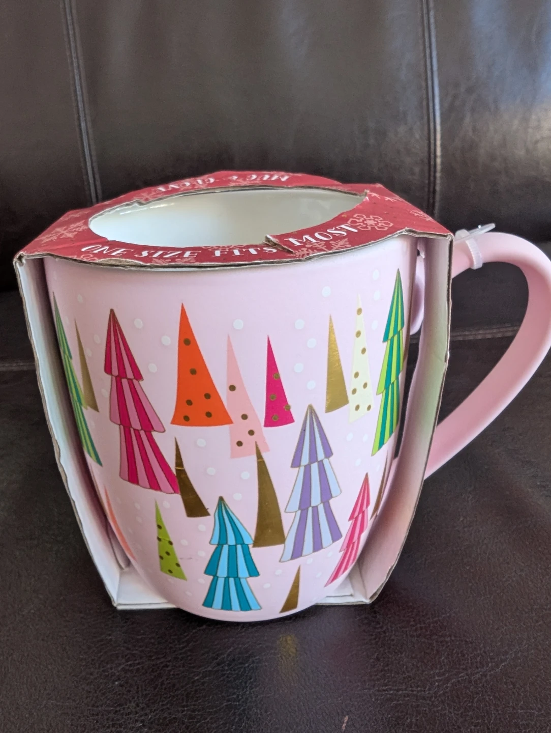 Large Pink Trees Mug - photo 2
