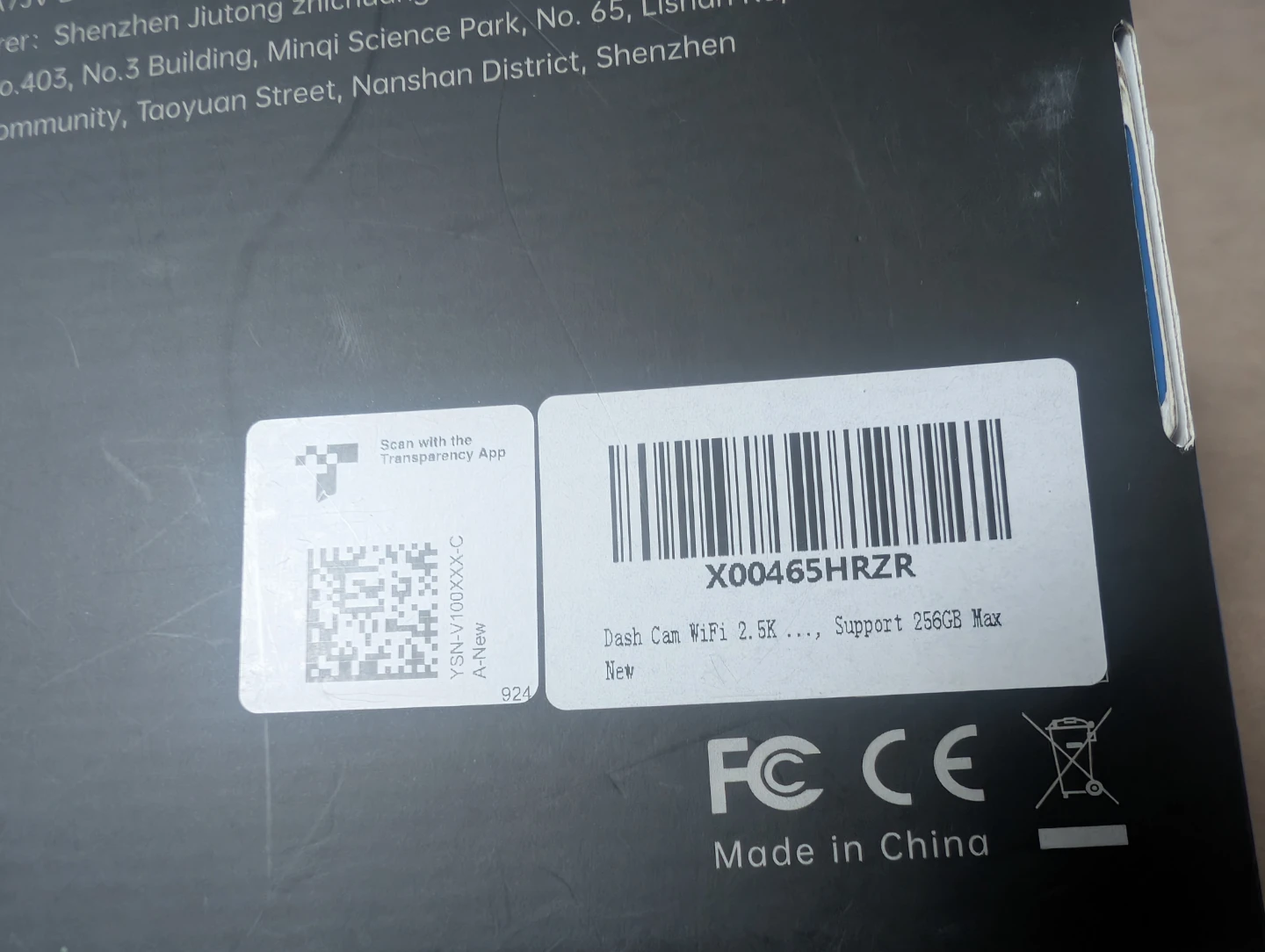 Dash Camera V100 QHD 2.5K - photo 3