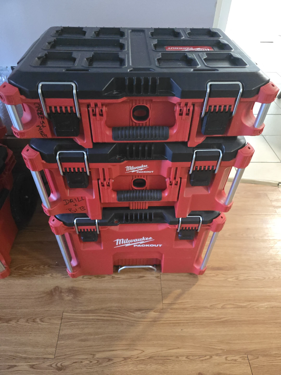 Milwaukee PACKOUT Tool Boxes 3pc set