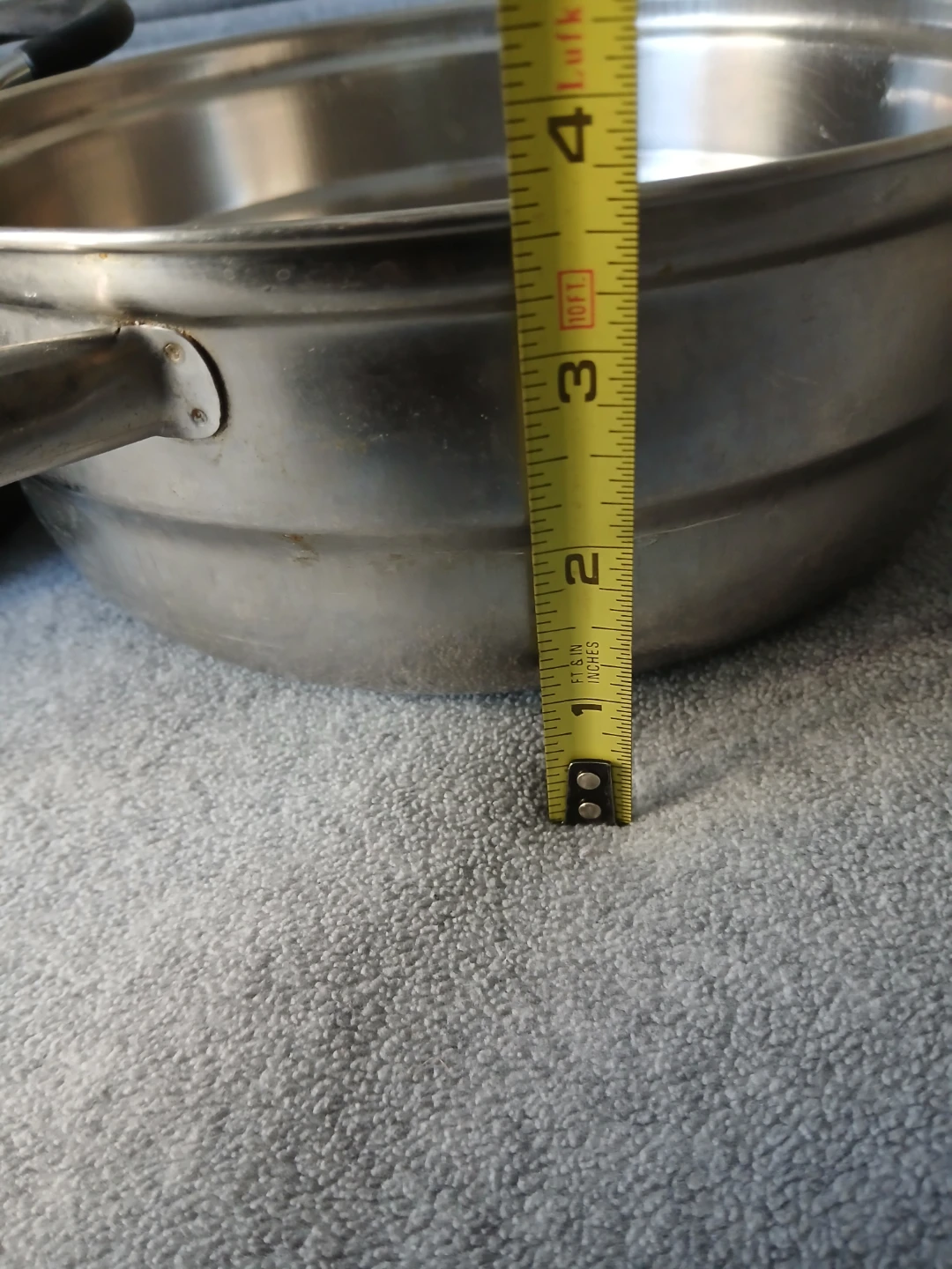 2 Stainless Steel Steamers $6 EACH FIRM. - photo 4