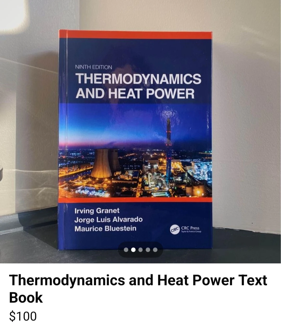Thermodynamics and Heat Power Ninth Edition Textbook