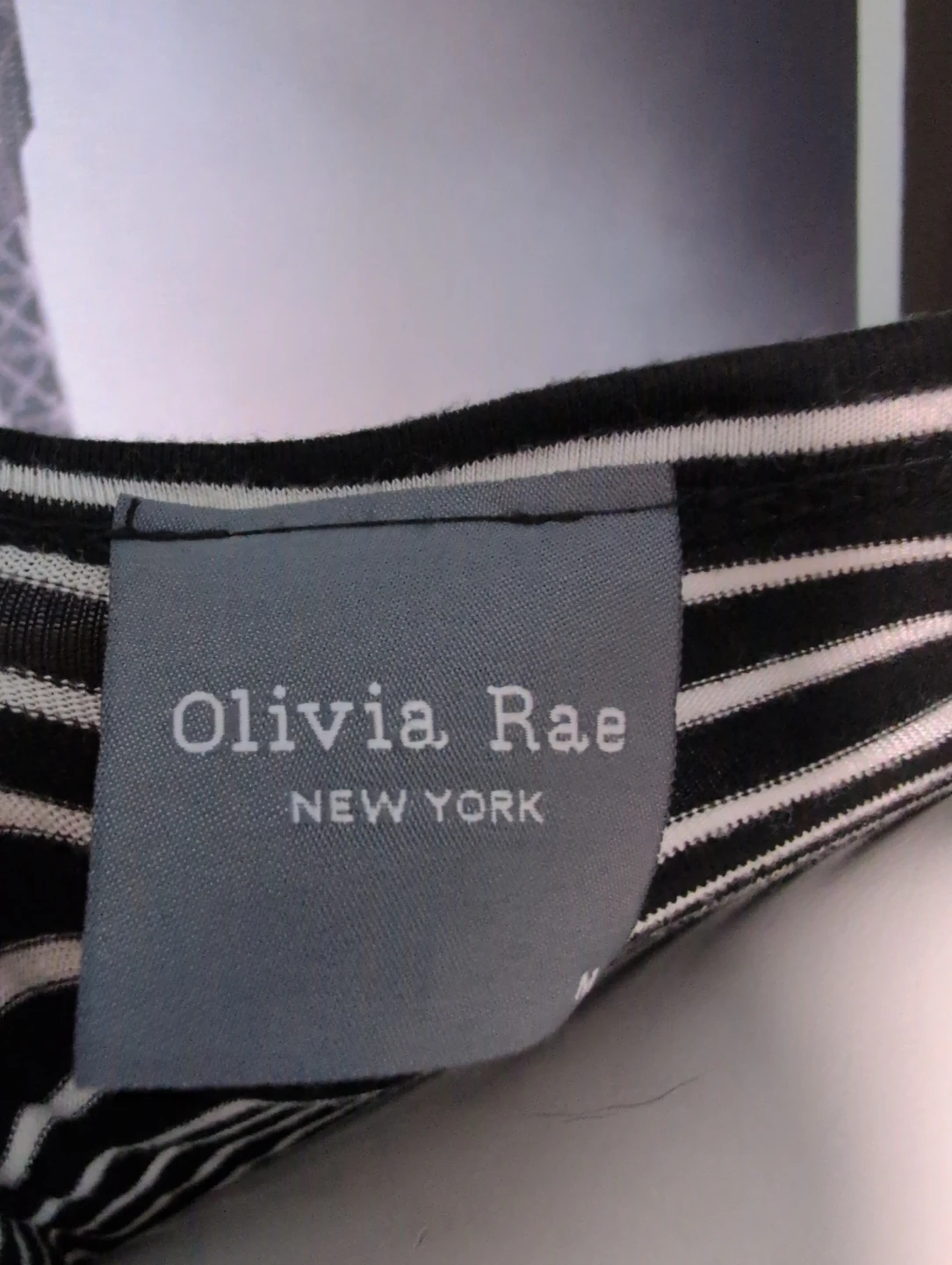 Olivia Rae Striped Long Sleeve Top - Size M - photo 3