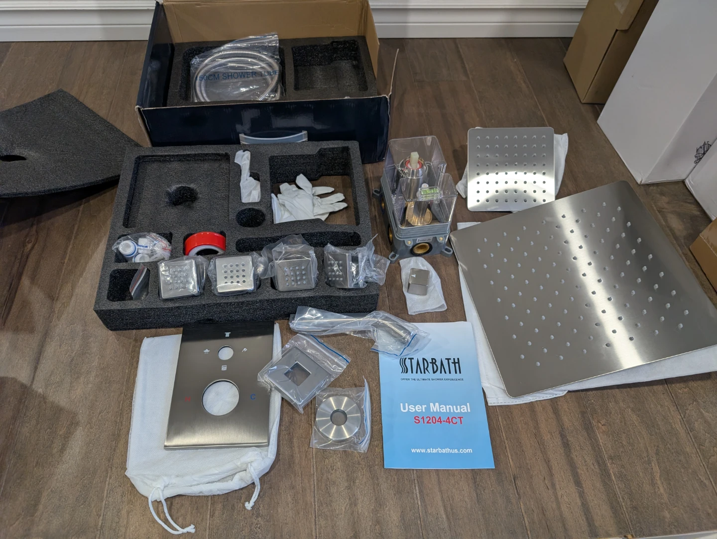 Brand New Rainfall Body Spray Jets Shower System Kit For Sale - photo 4