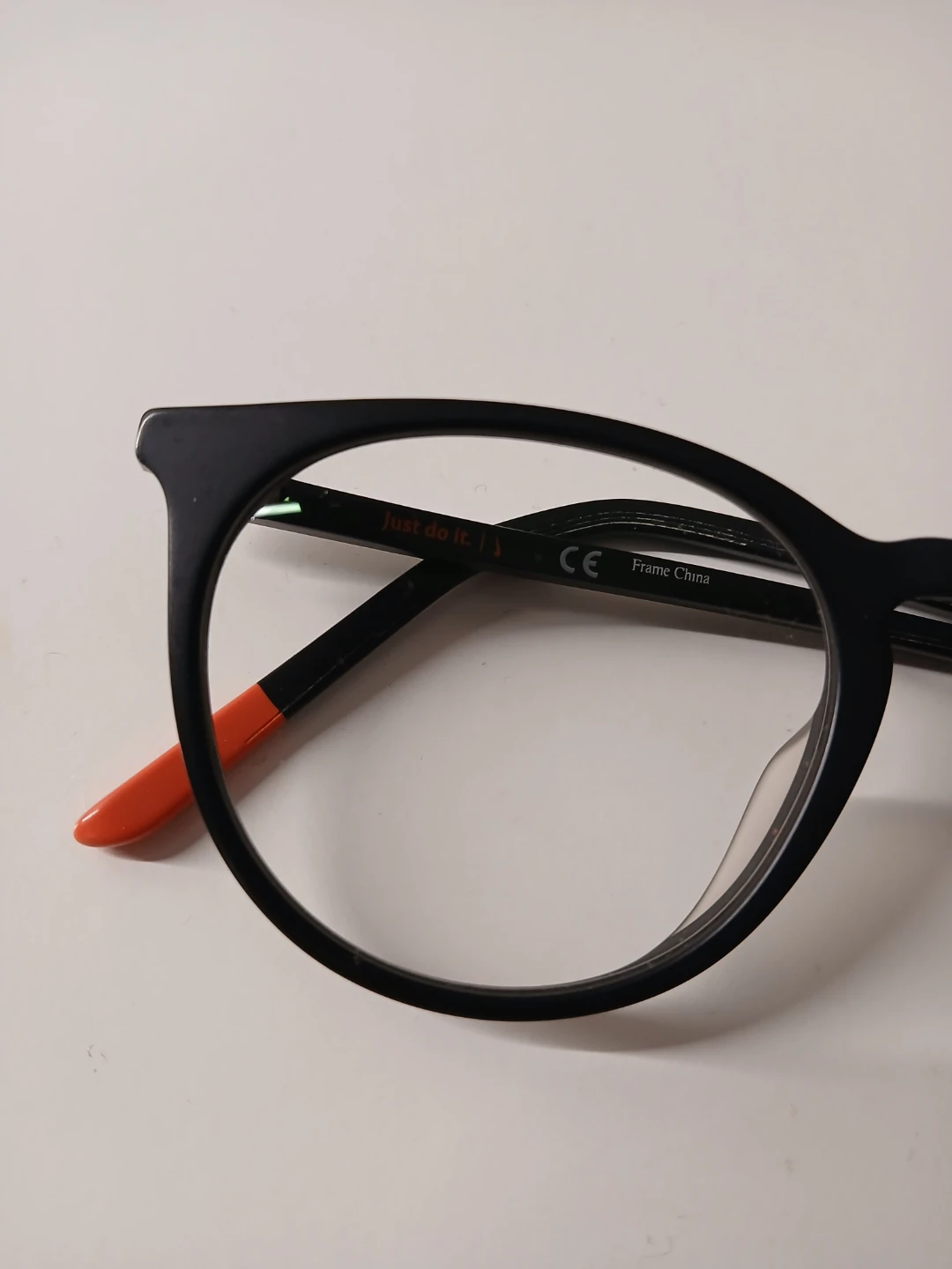 Nike Eyeglasses 7251 007 Black/Orange 49-20-145 - photo 2