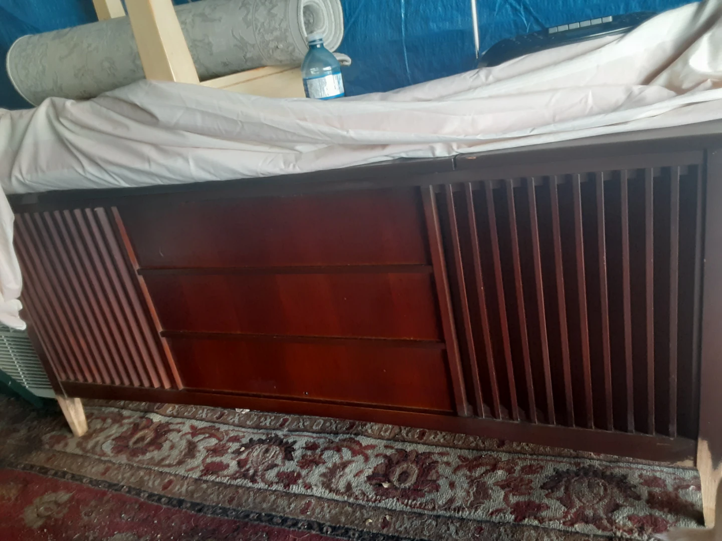 Wooden Refinished console Stereo 🥕 - photo 3