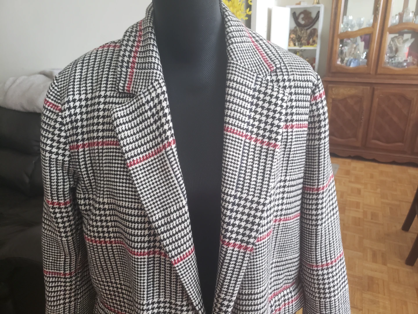 Forever 21 Contemporary Houndstooth Blazer - Medium🏆