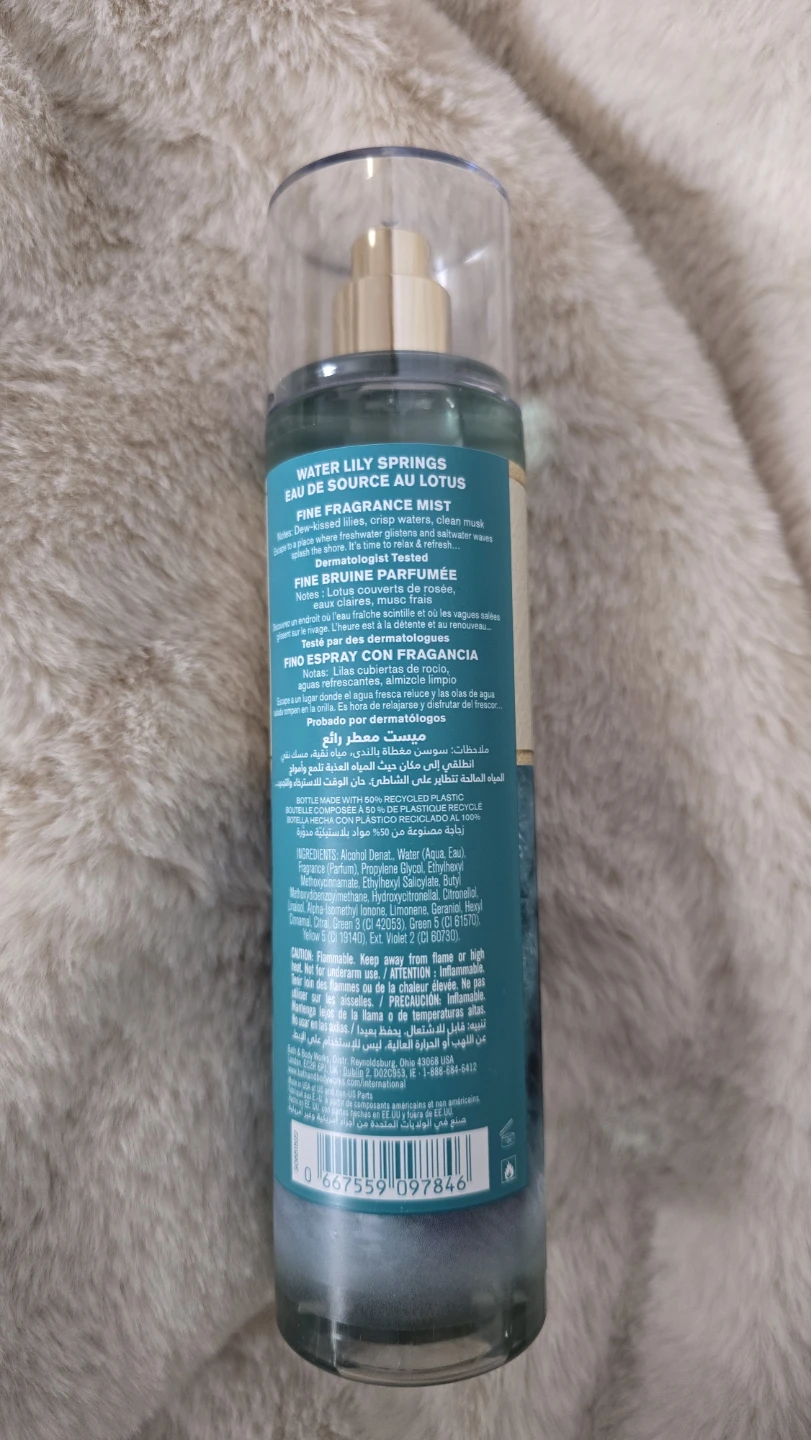 Bath & Body Works Water Lily Springs Fine Fragrance Mist - photo 2