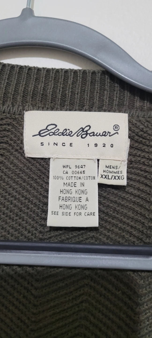 Eddie Bauer Men's Sleeveless V-Neck Sweater Vest XXL - photo 2