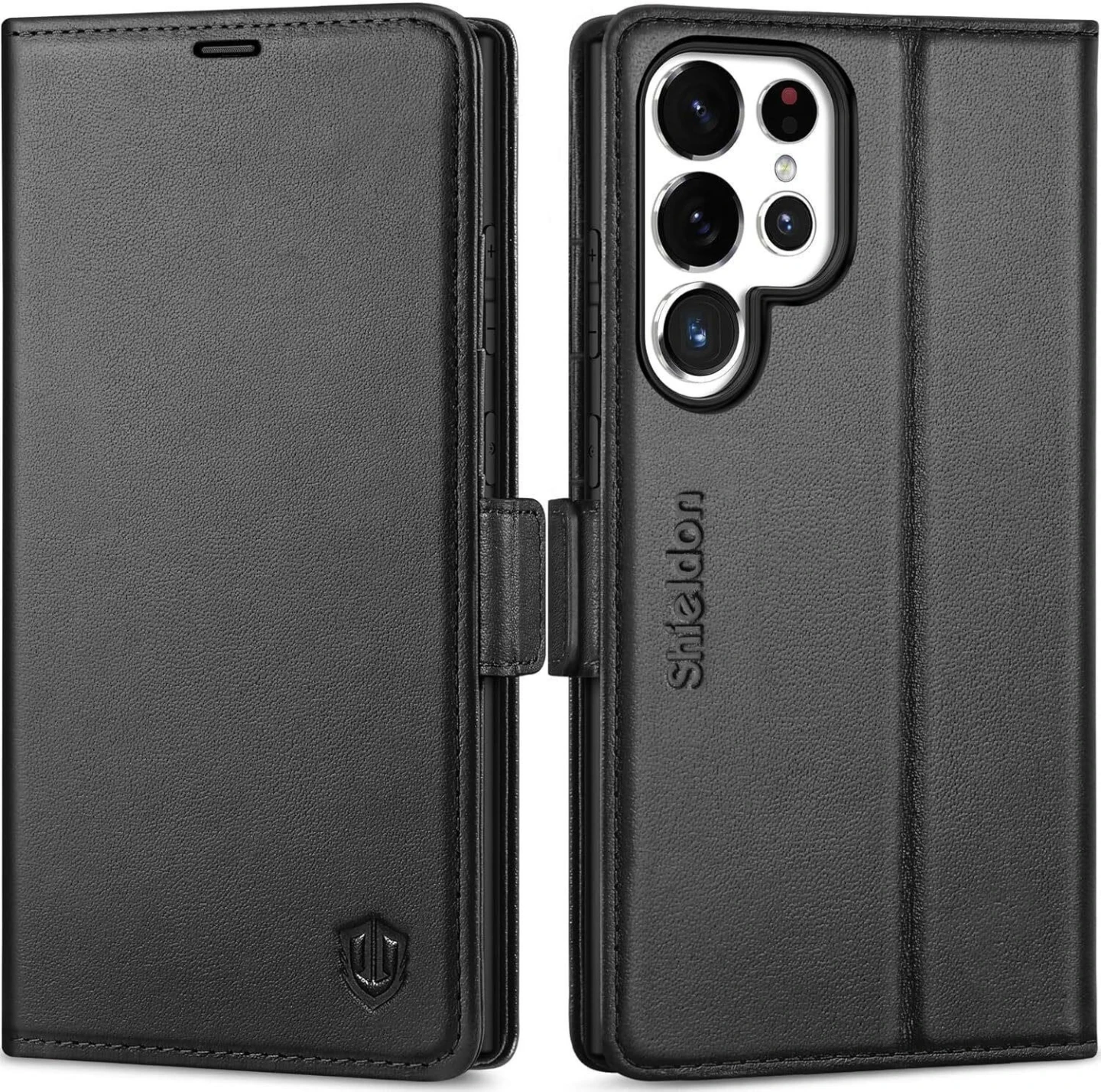Leather Wallet Case for Samsung Galaxy S25 Ultra
