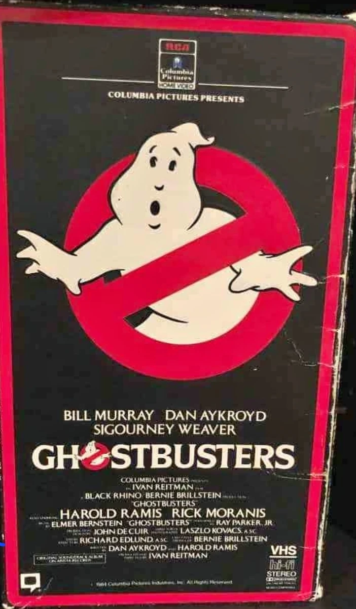 Ghostbusters VHS Movie
