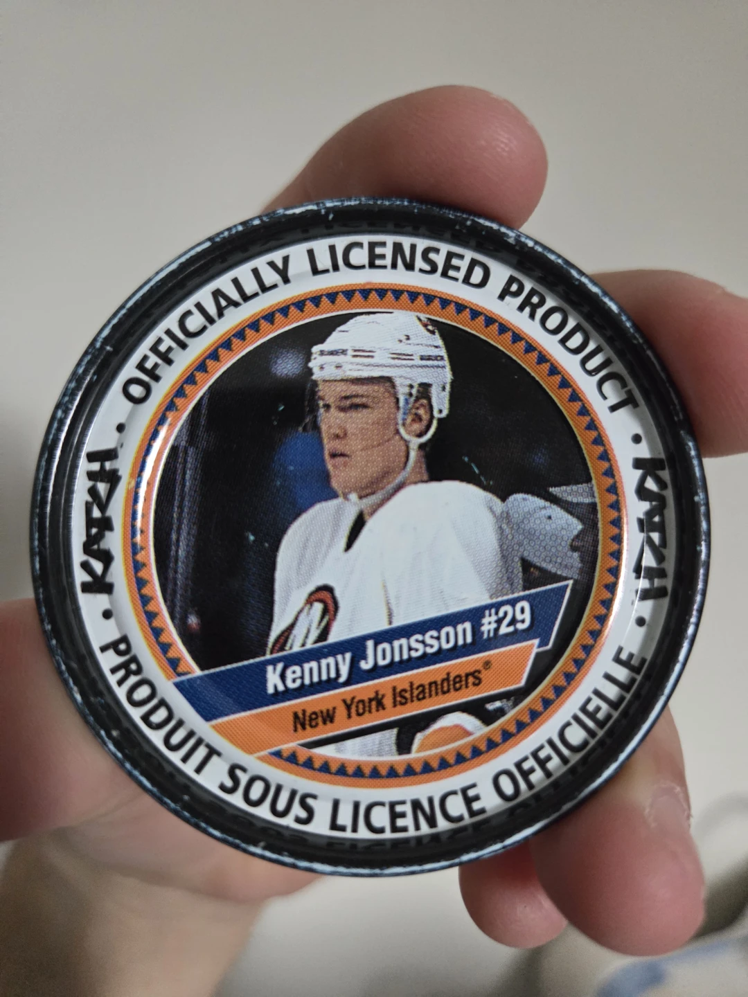 Kenny Jonsson New York Islanders Hockey Puck - photo 2
