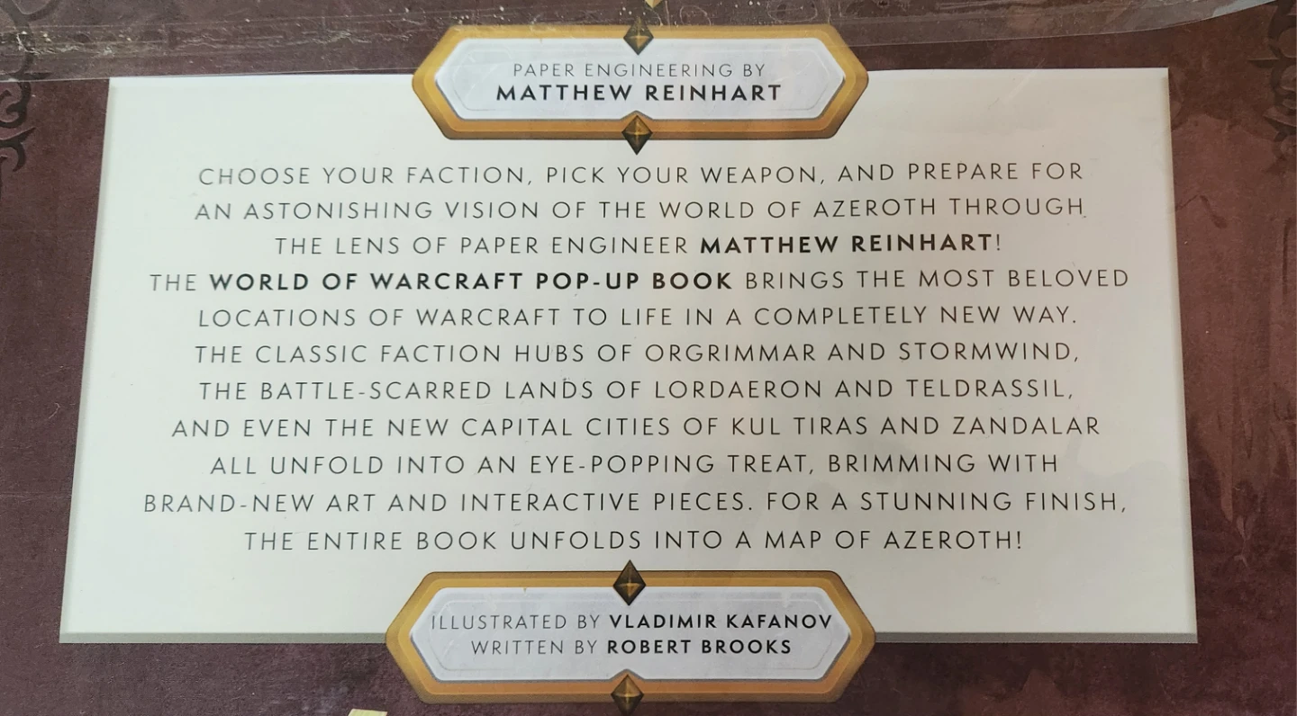 World Of Warcraft Pop Up Book - photo 4