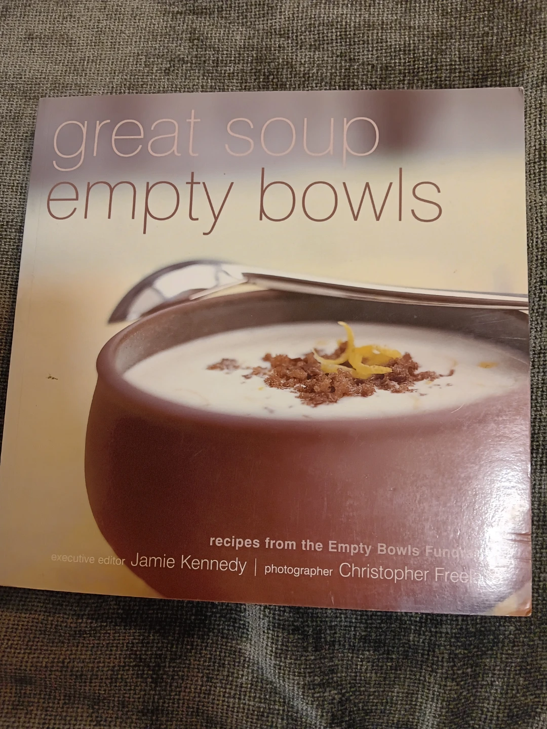 "🏆Great Soup Empty Bowls Cookbook"