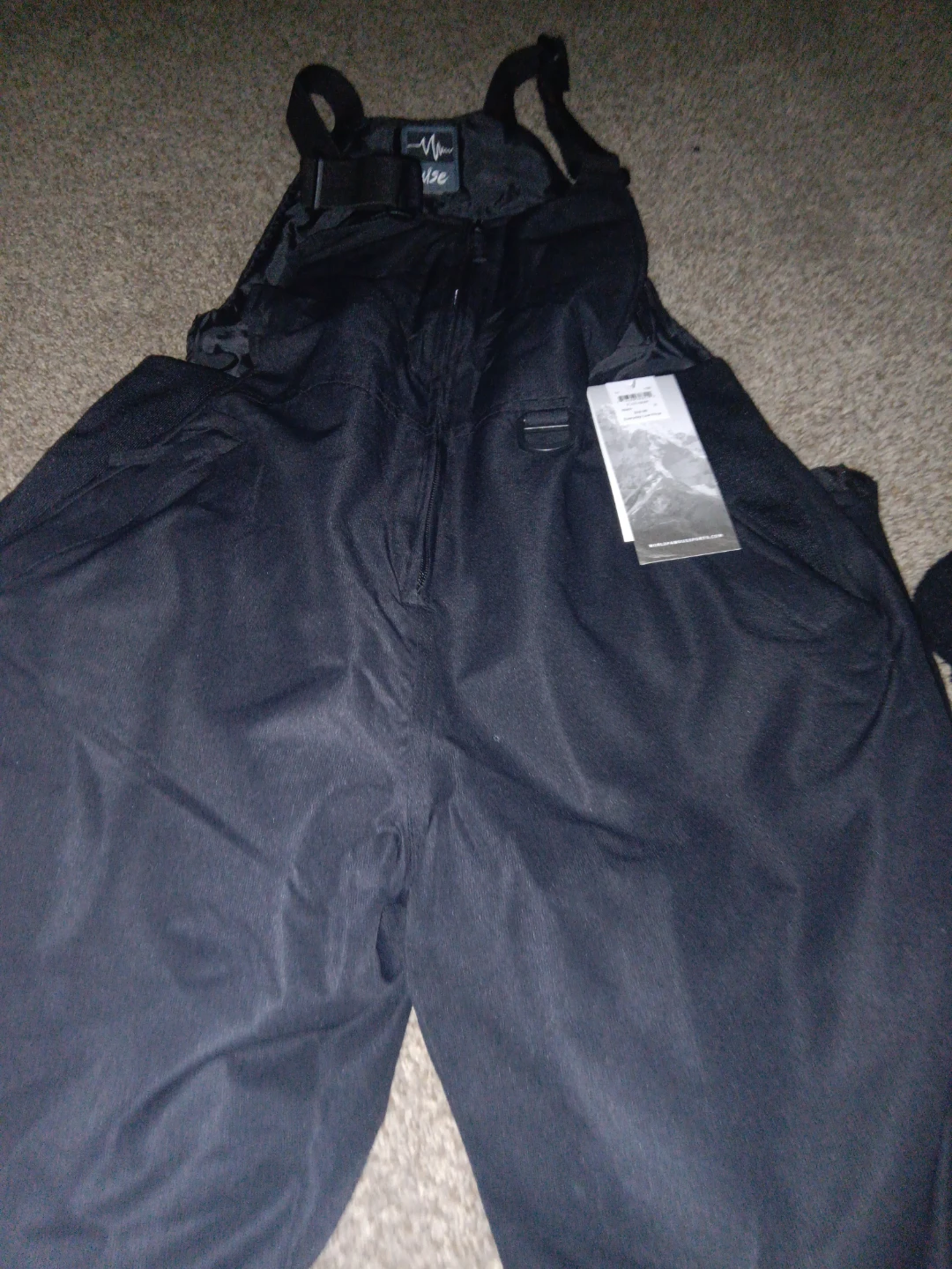 Pulse Waterproof Bib Ski Pants - Black - photo 4