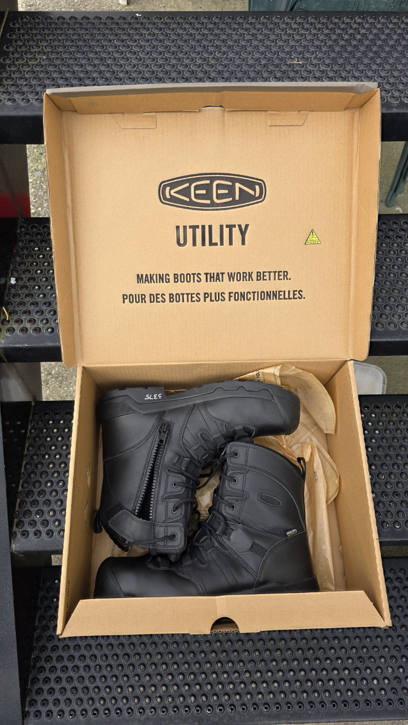 KEEN Steeltoe Work Boots with Zipper