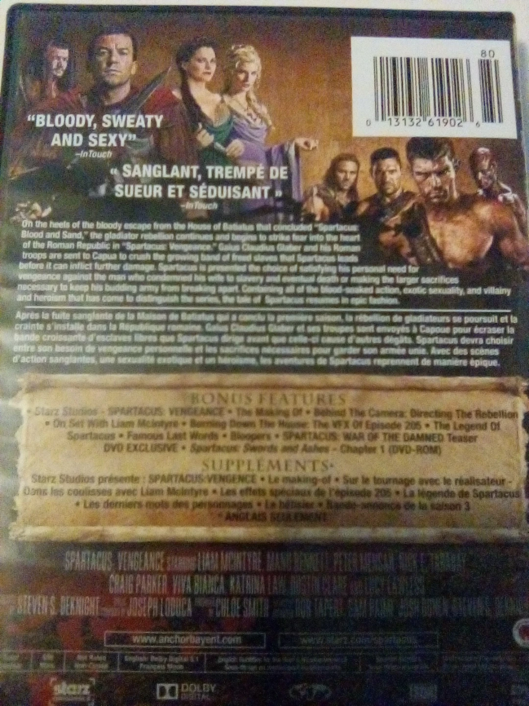 Spartacus Vengeance The Complete Second Season DVD - photo 2
