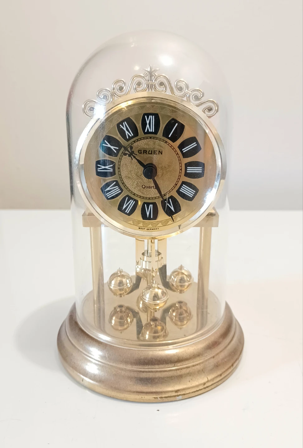Vtg German Gruen Quartz Clock