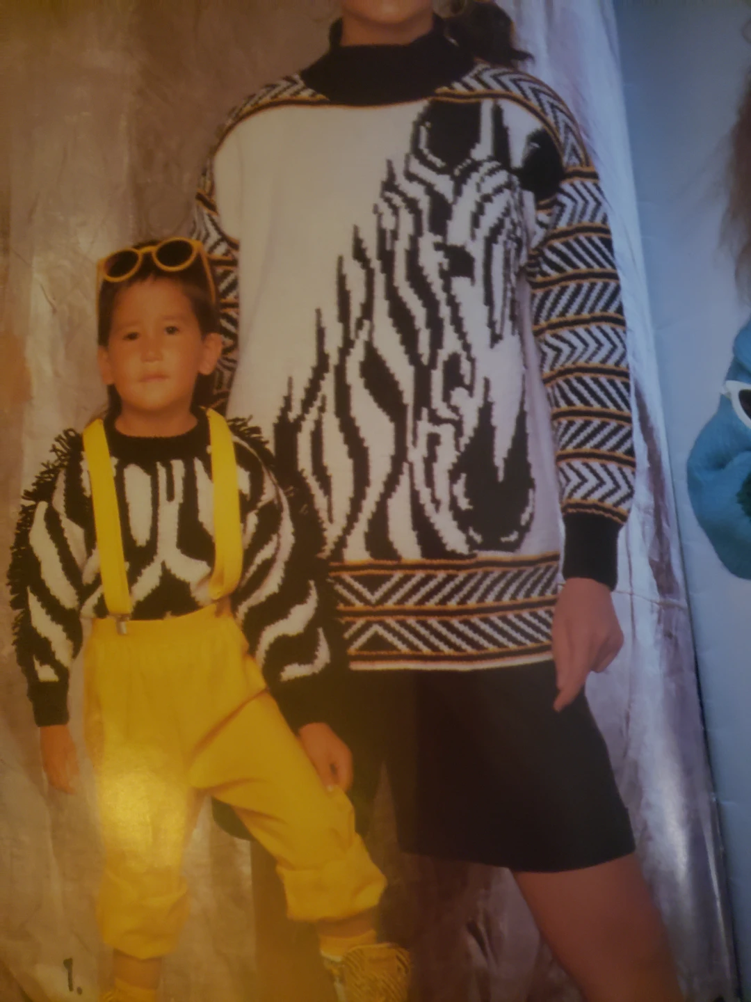 Adult zebra sweater
