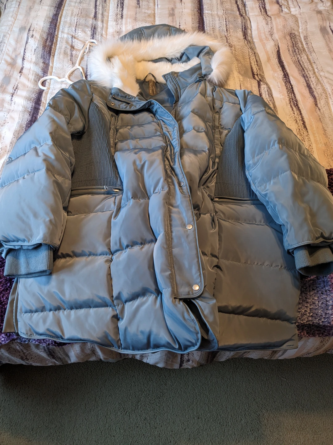 Penningtons Puffer Jacket with Faux Fur Hood - photo 5