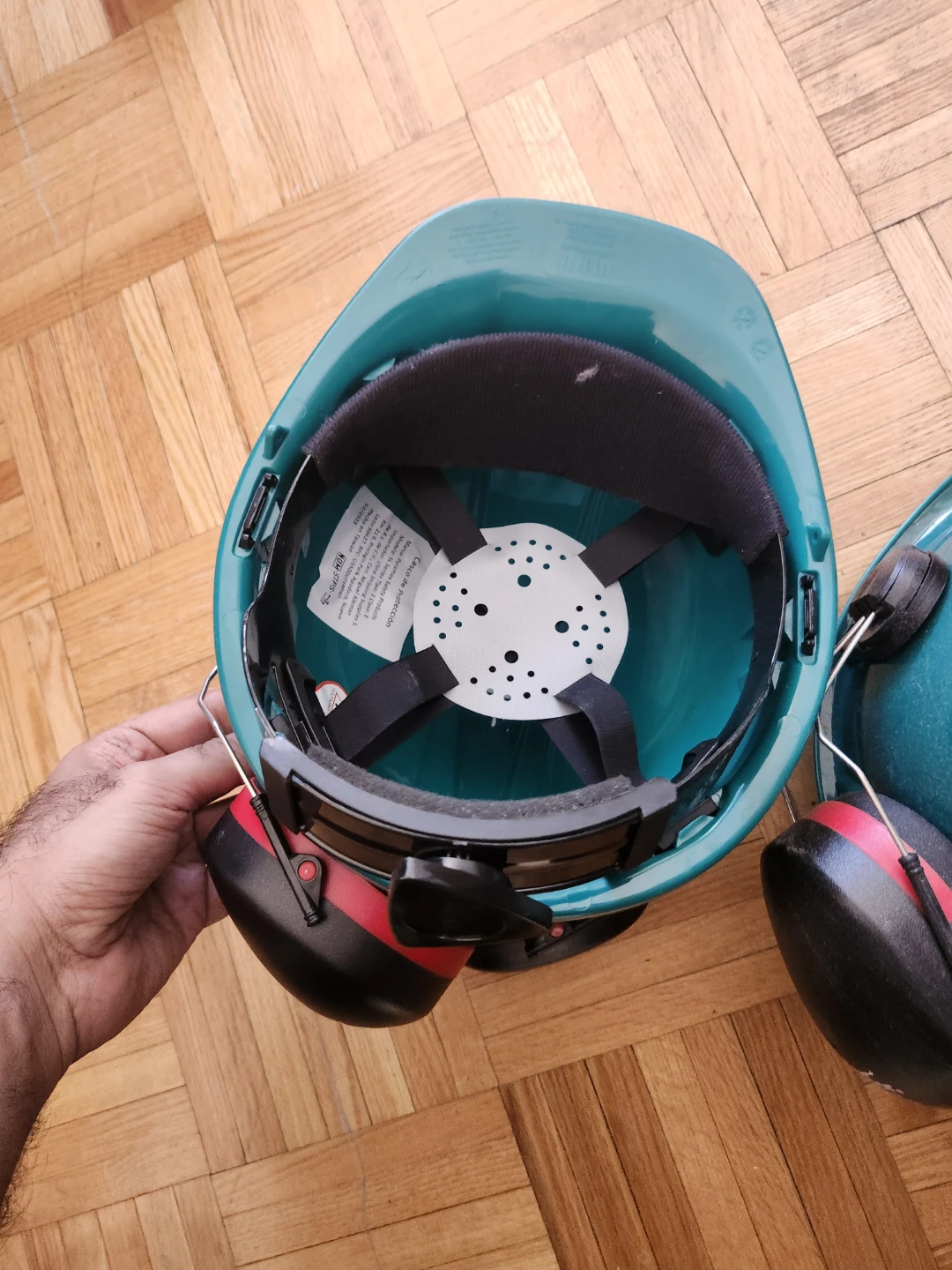 Two Condor Hard Hats with Earmuffs - photo 2