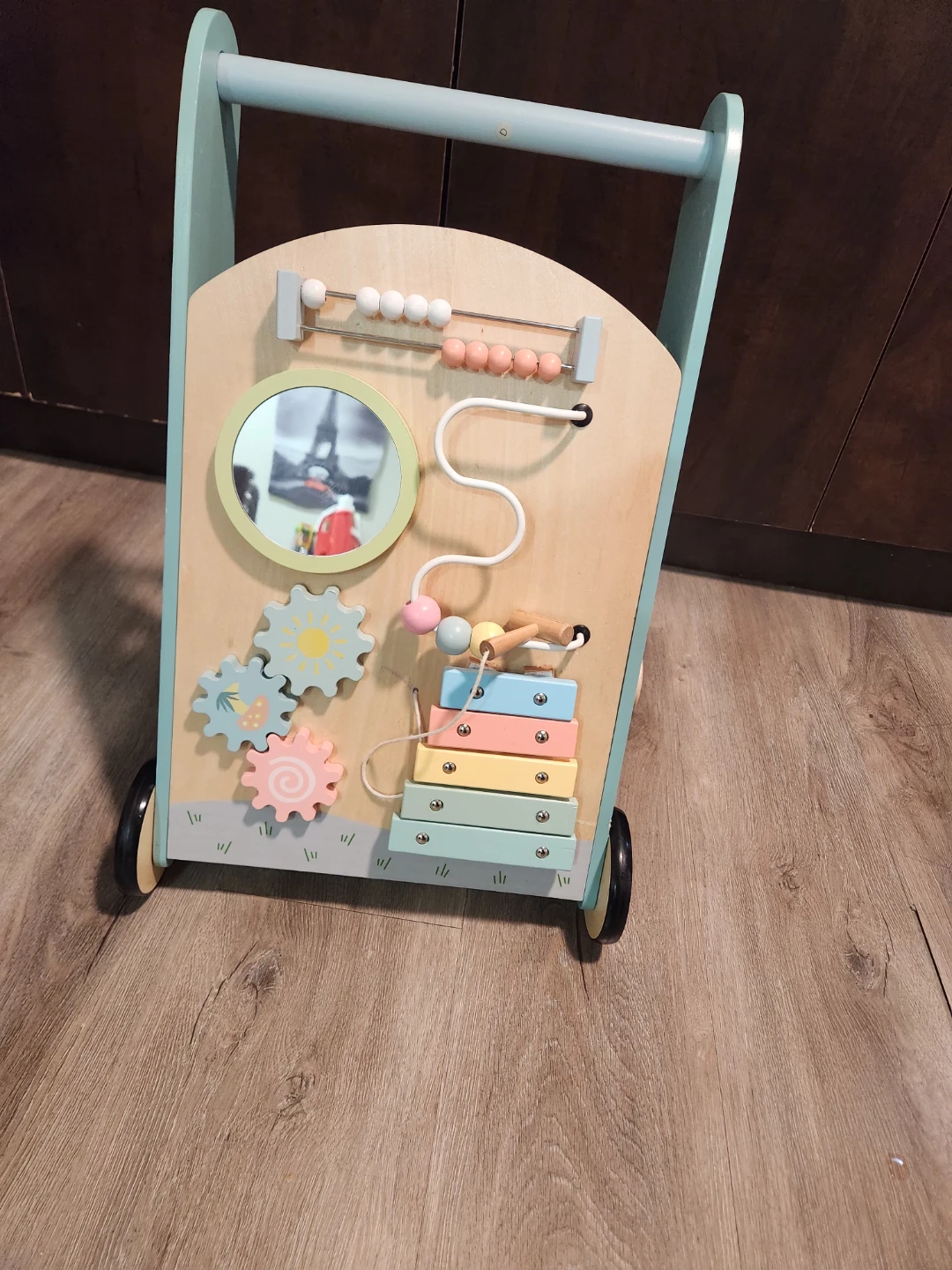 Wooden Baby Walker Activity Center - photo 3